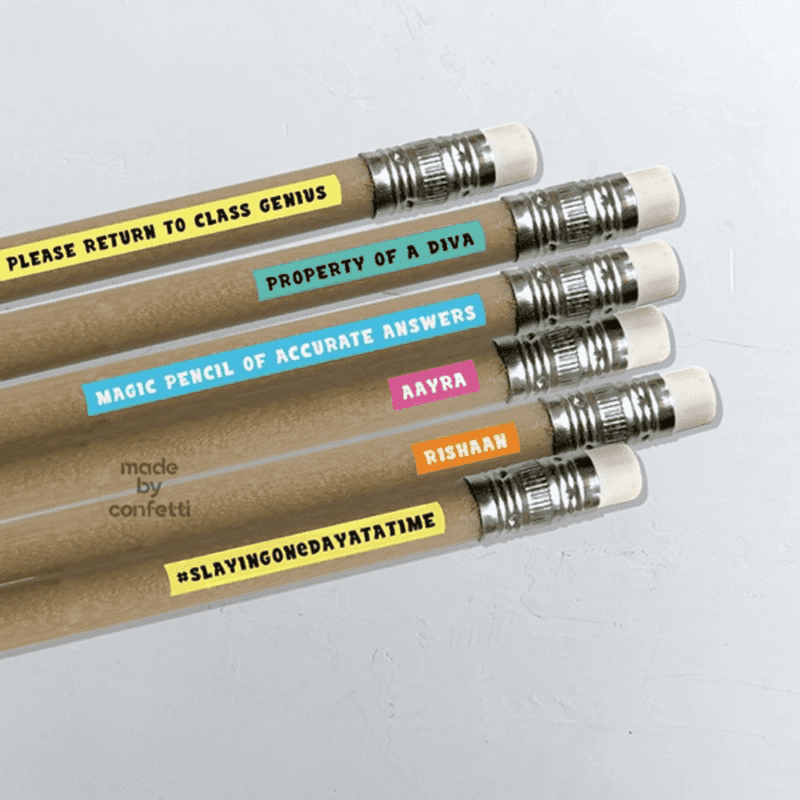 Customized Pencil Set | Back to School