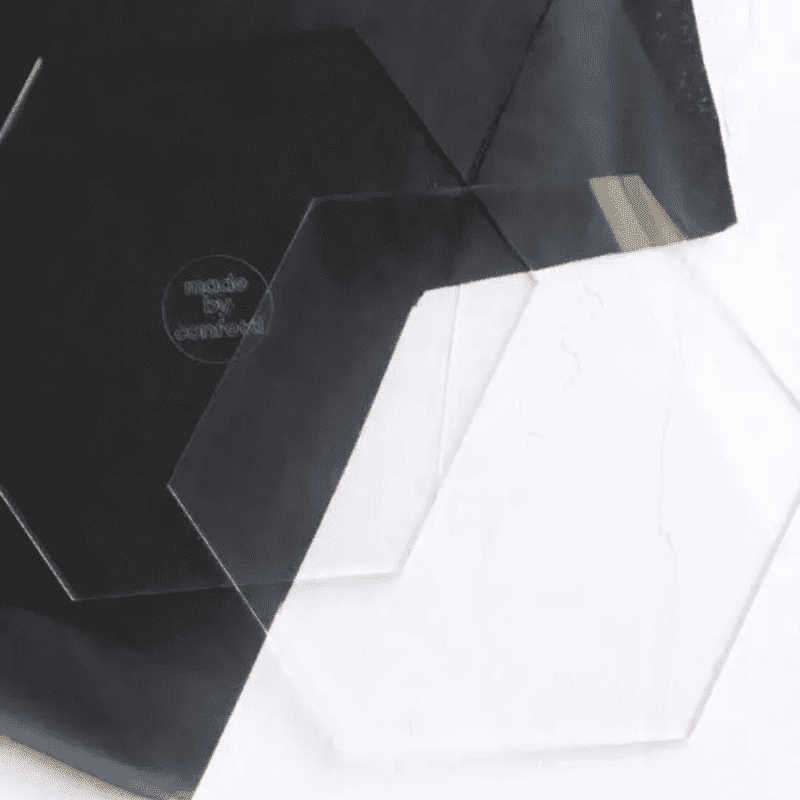 Hexagonal Ganache Plate