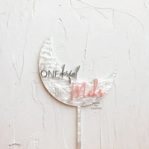 Over the moon cake topper | Birthday