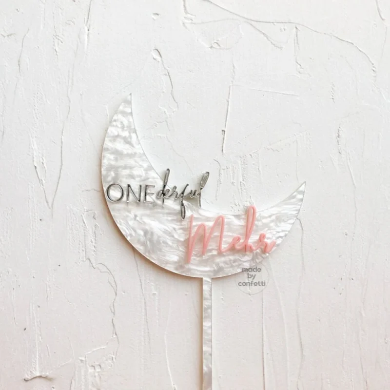 Over the moon cake topper | Birthday