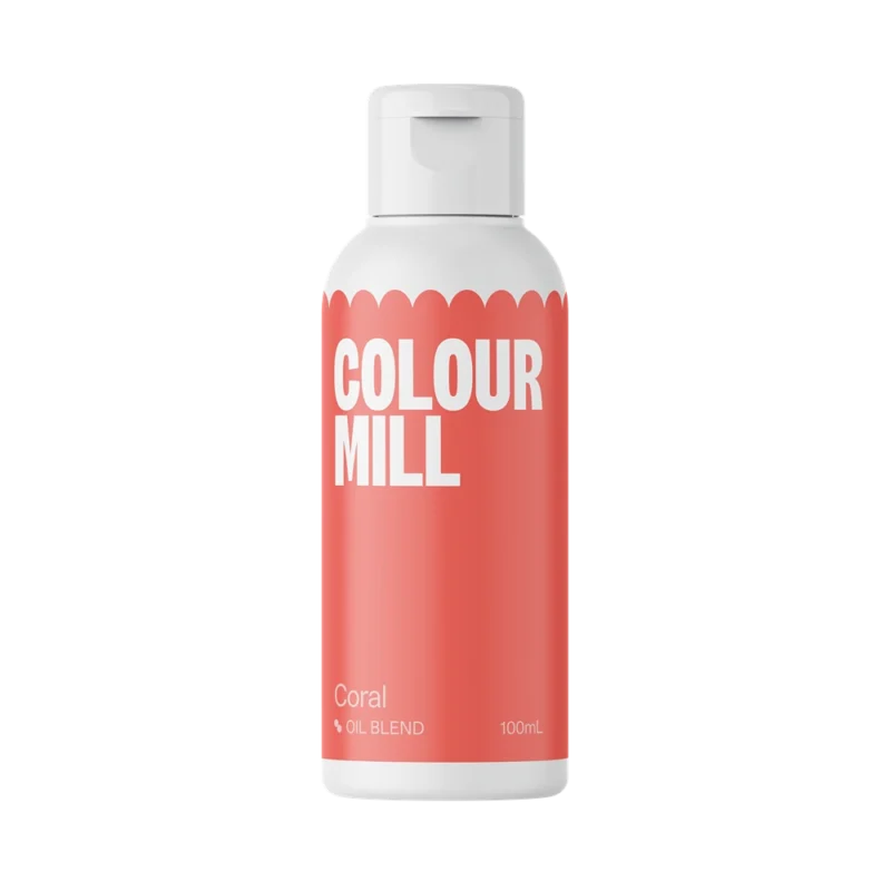 Colour Mill Oil Based Food Colouring – Coral - 100ml