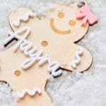Gingerbread Wooden Ornament