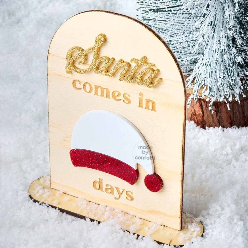 How sleeps to Christmas? The Santa Countdown Stand